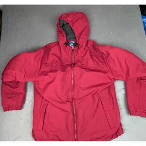 Duluth Trading Co.Jacket Adult Medium Red Lightweight Full Zip Hoodie Warm